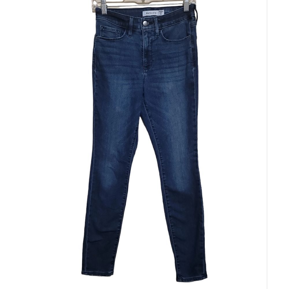 Atletha Blue Denim Mid-Rise Women's Jeans Sz 4
